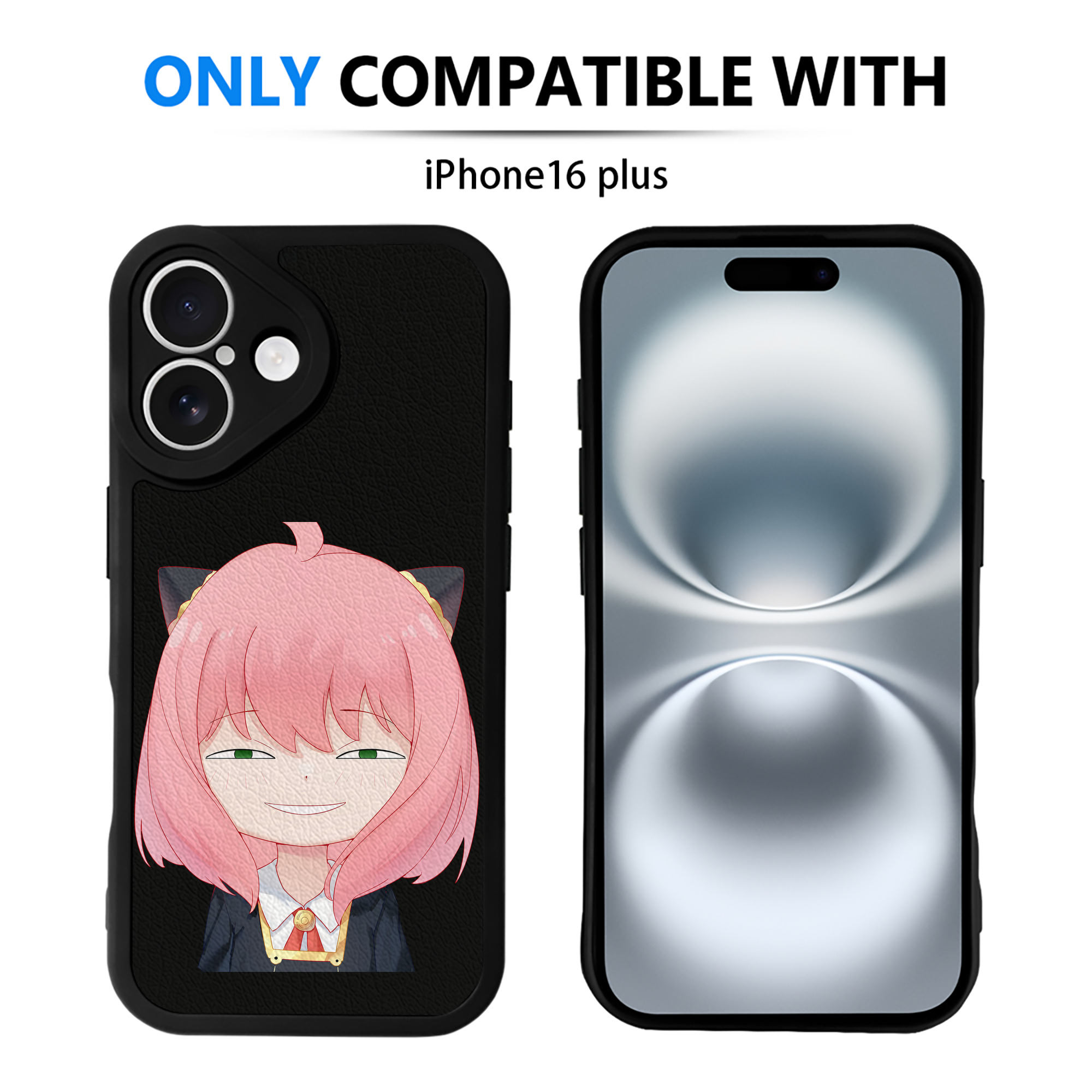 （画像用） SPY×FAMILY间谍家家酒 【iPhone 16シリーズ対応】シリコンスマホケース（レザー調） 材質：シリコン